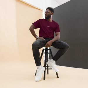 unisex-classic-tee-maroon-front-6865784da80e7.jpg